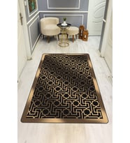 Modern Desenli Dijital Baskı Kaymaz Taban Halı H0118