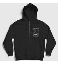 Presmono Unisex Siyah Eternal Hails Darkthrone Fermuarlı Kapüşonlu Sweatshirt 379061tt