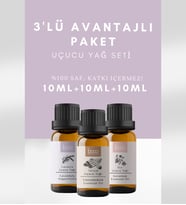 Boco Nature 3'lü Avantajlı Set Itır & Lavanta & Tarçın Saf Aromaterapi Uçucu Yağı 30 Ml