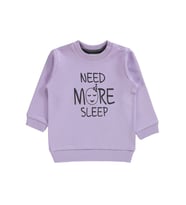 Civil Baby Kız Bebek Sweatshirt 6-18 Ay Lila (Lila)