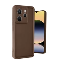 Xiaomi Redmi Note 14 4g Kılıf Viera Silikon - Kahverengi