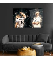 Karim Benzema Cam Tablo