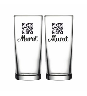 Kişiye Özel İsminize Özel Tanışma Hikayesi Şarkılı Rakı Bardağı
