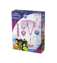 Disney Prensesler Ayaklı Çift Mikrofon Seti Karaokeli Işıklı Lisanslı 2 mikrofonlu DY-7541-PR (Pembe)