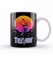 Myles Turner Vintage Art   Legend Basketball Gift Kupa Bardak Porselen