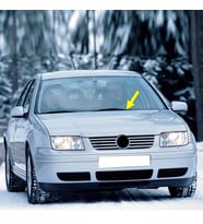 VW Bora 1999-2002 Ön Cam Sol Silecek Kolu 1J1955409A (Siyah)