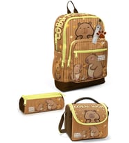 Coral High Kids Kapibara Desenli 3'lü Okul Çanta Seti SET0123783