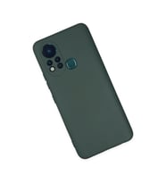 İnfinix Hot 11s Kılıf Nano İçi Kadife  - Koyu Yeşil