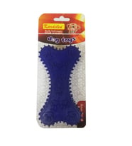 Kardelen Patili Plastik Köpekler İçin Diş Kaşıma Kemiği L 14 CM (Mavi)