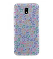 Samsung Galaxy J5 Pro Kapak Hello Kitty Tasarımlı Şeffaf Silikon Kılıf