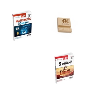 Miray LGS 8. Sınıf Matematik 10lu Deneme ve Tüm Dersler 5 Sayısal 5 Sözel Deneme + Telefon Standı
