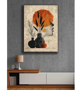 Koç stüdyo Modern tasarım kanvas tablo 50x70 (Çok Renkli)