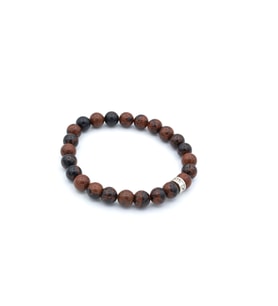 HAKİKİ DOĞAL MAHOGANY OBSİDYEN BİLEKLİK 1.KALİTE DOĞAL TAŞ 004