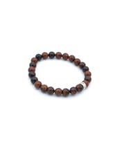 HAKİKİ DOĞAL MAHOGANY OBSİDYEN BİLEKLİK 1.KALİTE DOĞAL TAŞ 004