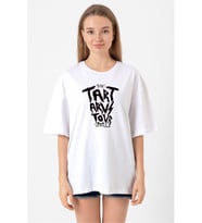 Percy Jackson The Tartarus Tour Beyaz Kadın Oversize Tshirt