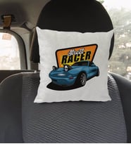 BK Gift Street Racer Tasarımlı Kare Araç Koltuk Yastığı-1