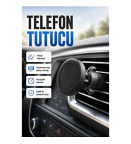 Havalandırma Izgarası İçin Manyetik Araç Telefon Tutucu – Kompakt Klipsli Stand