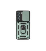 Galaxy S24 Kılıf Pars Lens Yüzüklü - Yeşil