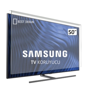 SAMSUNG 50RU7100 TV EKRAN KORUYUCU - Samsung 50" inç 126 Tv Ekran Koruyucu Şeffaf Paneli