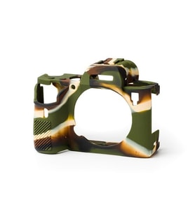 EasyCover Sony A7/A7 R3/A9 Silikon Kılıf ECSA9C (Kamuflaj) (Yeşil)