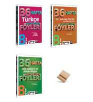 Yargı LGS 2027 8. Sınıf Türkçe İnkılap ve Din 3lü Haftalık Ödev Föyleri + Telefon Standı
