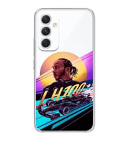 Samsung Galaxy A25 Uyumlu Lewis Hamilton Tasarımlı Şeffaf Telefon Kılıfı