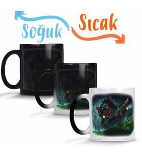 Teemo Sihirli Kupa Bardak Porselen