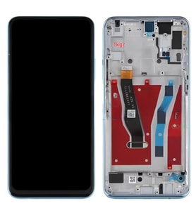 Tkgz - P Smart PRO Uyumlu Lcd Ekran Dokunmatik Servis Lcd ÇITALI MAVİ