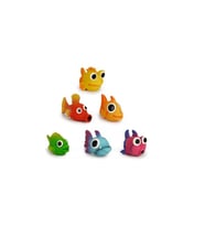 Beeztees Köpek Oyuncağı, Sesli, Balıklar, Lateks, Çeşitli Renklerde, 10,5-13,5cm