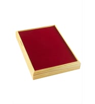 Ahşap Anfora Kumaş Piercing Küpelik 18*24 cm (Siyah)