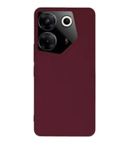 Durukar® Tecno Camon 20 Pro 5G Kılıf First Silikon - Bordo