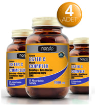 Nondo Ester C 1000 mg C vitamini Emilebilir 30 tablet 4 Adet