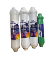 Rolezyum 12'' Inline Su Arıtma Filtre Seti (Lila)