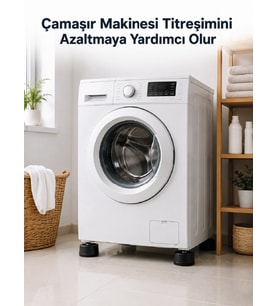 Çamaşır Makinesi İçin 4 Adet Kauçuk Ayak Pedi