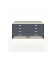 Kronos Konsol 8 Çekmeceli  176x59x99 Antrasit-Aytaşı/Antrasit