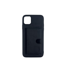 İphone Hakiki Deri Dikişli Karlıklı Standlı Kılıf Iphone 11