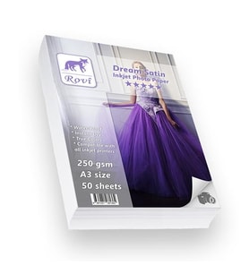 Rovi Dream Satin Fotoğraf Kağıdı 240gsm 50yp A3 (Karışık)