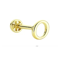 Glorria Altın O Harfi Tragus Piercing