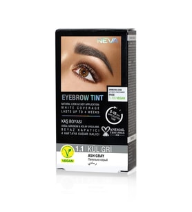 NevaEyebrow Tınt Kaş Boyası 15ml (vegan) 1.1 Küllü Gri