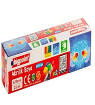 Bigpoint Akrilik Boya 6 Renk x 25 ml