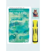 Beyaz Diş - Jack London - Iş Bankası Kültür Yayınları (FOSFORLU KALEM - BAYKUŞ NOT DETFERLİ) (Renksiz)
