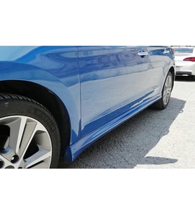 Hyundai Elantra Sport Marşpiyel Seti Mat Siyah Plastik 2015 2016 2017 2018 2019 2020