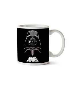 Star Wars Darth Vader X-Wing İki Tarafı Baskılı Kupa Bardak