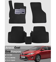 TOYOTA AURİS (2006-2012) Uyumlu EVA Paspas Tam Set–Oto Paspas,Araca Özel,Kolay Montaj