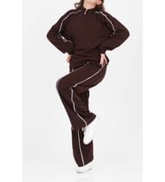 Kız Çocuk Yarım Fermuarlı+Double Face Kumaş Alt-Üst Takım 6-15 Yaş 12777BLT MODANINO