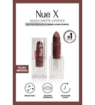 Nue X Silkly Matte Lipstick Plum Brown 05