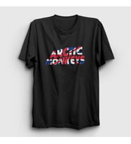 Presmono Unisex Siyah British Arctic Monkeys T-Shirt 12637tt