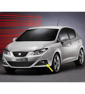 Seat İbiza 2009-2012 Ön Tampon Sol Sis Farı Kapağı 6J0853665A