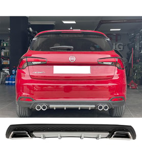 Fiat Egea Hb Gri Difüzör Çiftli Kare Egzoz Görünümlü D Tip Difizör
