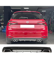 Fiat Egea Hb Gri Difüzör Çiftli Kare Egzoz Görünümlü D Tip Difizör